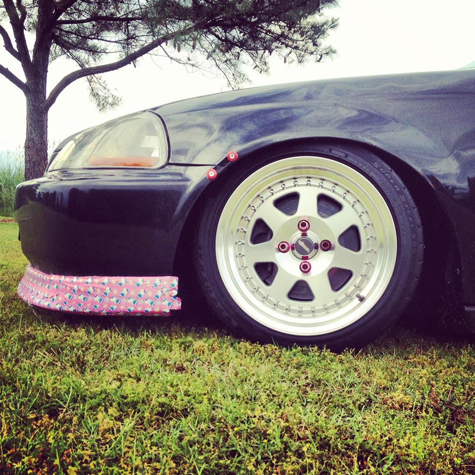 photo 1 Honda Civic custom wheels Chikara rs7 15x8.0, ET +25, tire size 195/45 R15. x ET