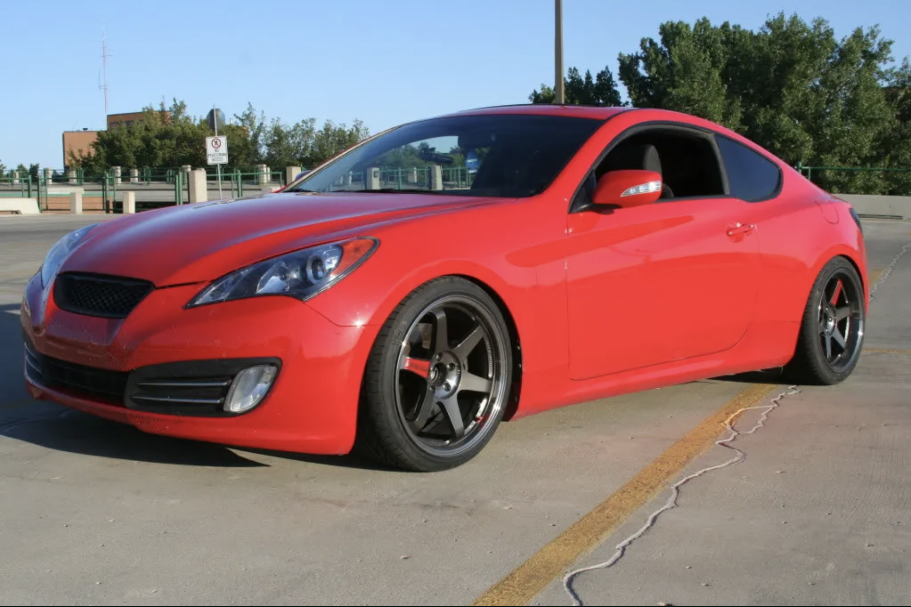 photo 1 Hyundai Genesis Coupe custom wheels   19x9.5, ET , tire size 245/ R19. 19x10.5 ET 275/ R19