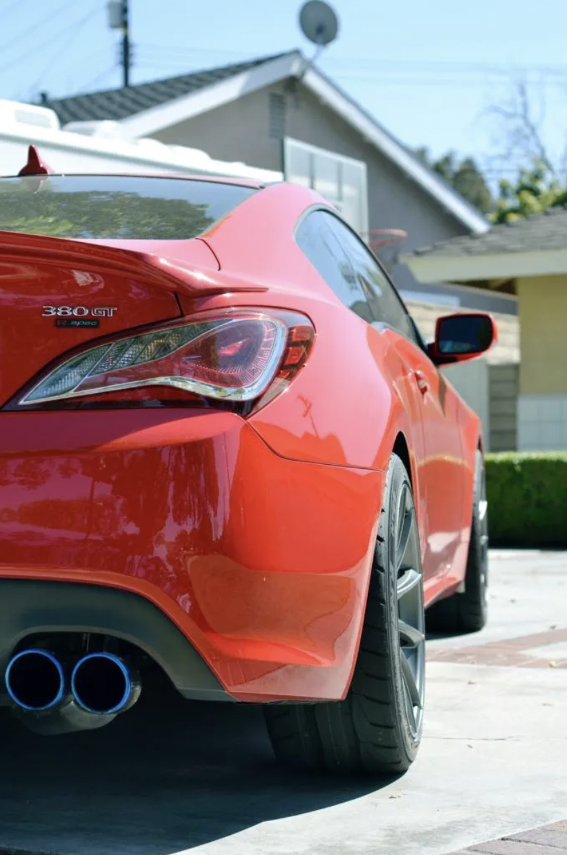 photo 1 Hyundai Genesis Coupe custom wheels   19x8.5, ET +20, tire size 245/35 R19. 19x10.0 ET+25 275/35 R19