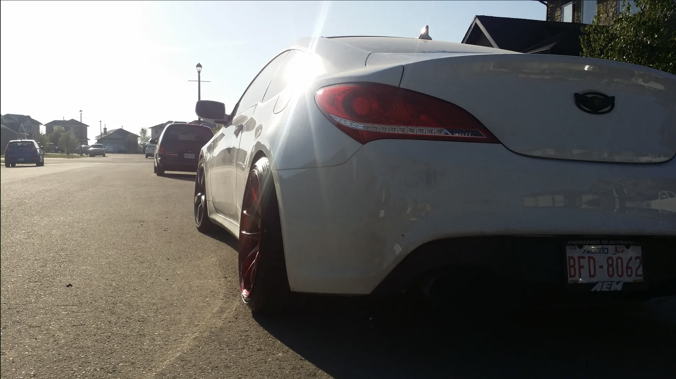 photo 1 Hyundai Genesis Coupe custom wheels   19x11.0, ET +18, tire size X R19. x ET 