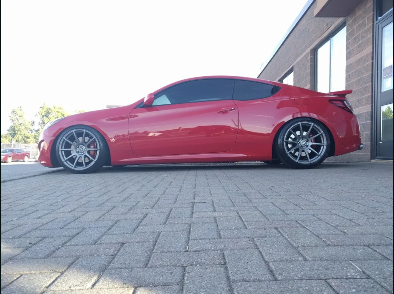 photo 3 Hyundai Genesis Coupe custom wheels   19x9.5, ET +27, tire size 245/35 R19. 19x11.0 ET+25 275/35 R19