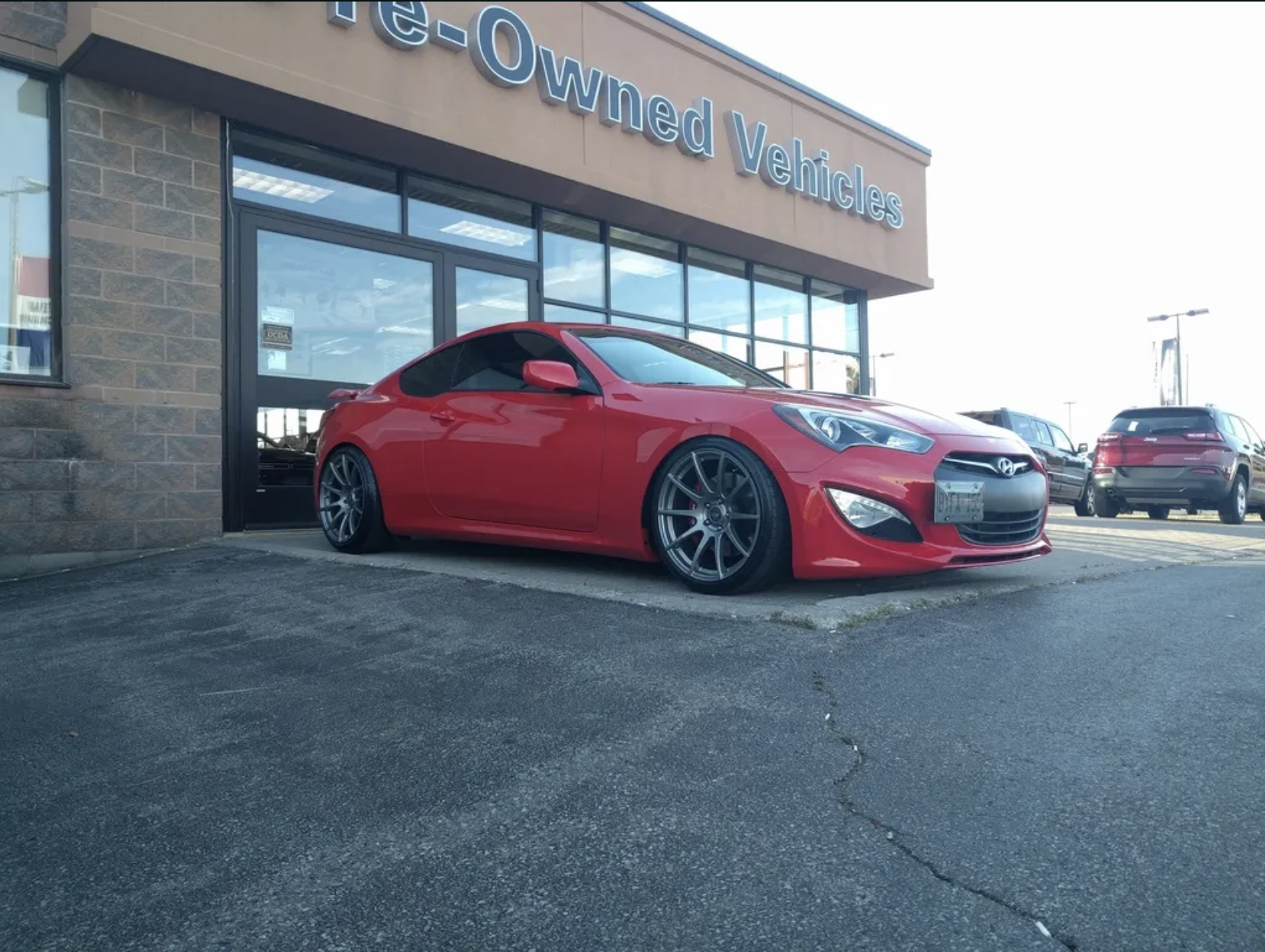 photo 4 Hyundai Genesis Coupe custom wheels   19x9.5, ET +27, tire size 245/35 R19. 19x11.0 ET+25 275/35 R19