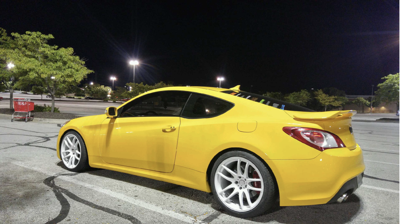 photo 1 Hyundai Genesis Coupe custom wheels   19x9.5, ET , tire size 245/35 R19. 19x10.5 ET 275/35 R19