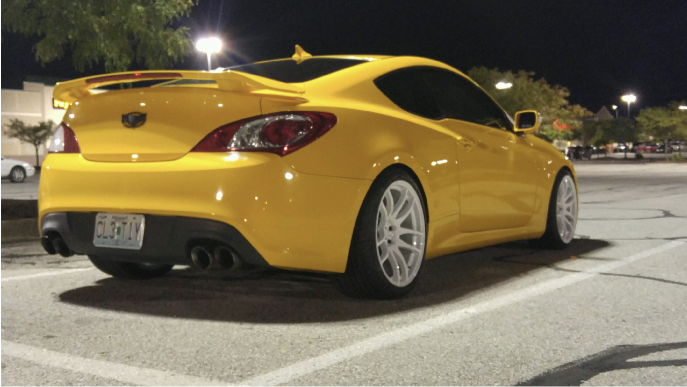 photo 2 Hyundai Genesis Coupe custom wheels   19x9.5, ET , tire size 245/35 R19. 19x10.5 ET 275/35 R19