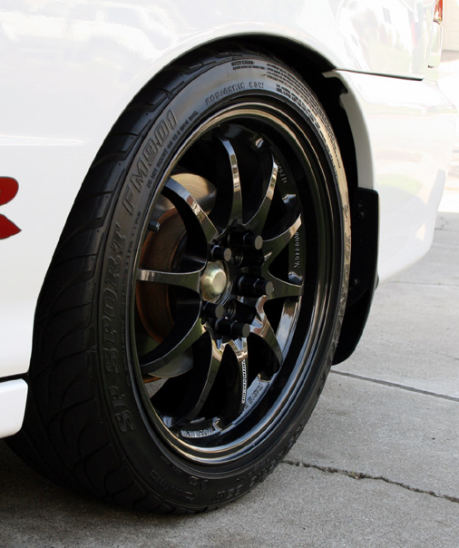 photo 4 Acura Integra custom wheels Volk Racing CE28N 16x7.0, ET +42, tire size 205/45 R16. x ET 