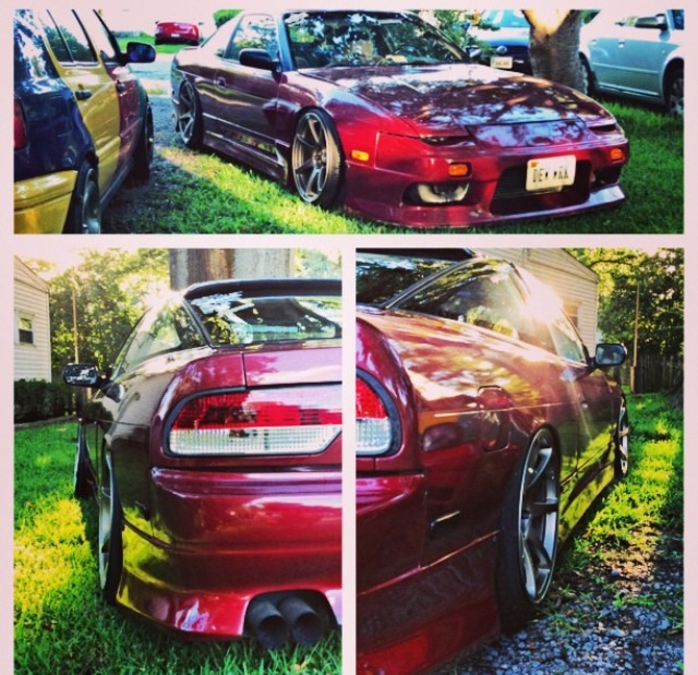 photo 1 Nissan S13 custom wheels Mb battle 18x9.5, ET +12, tire size 205/40 R18. x ET 215/45 R