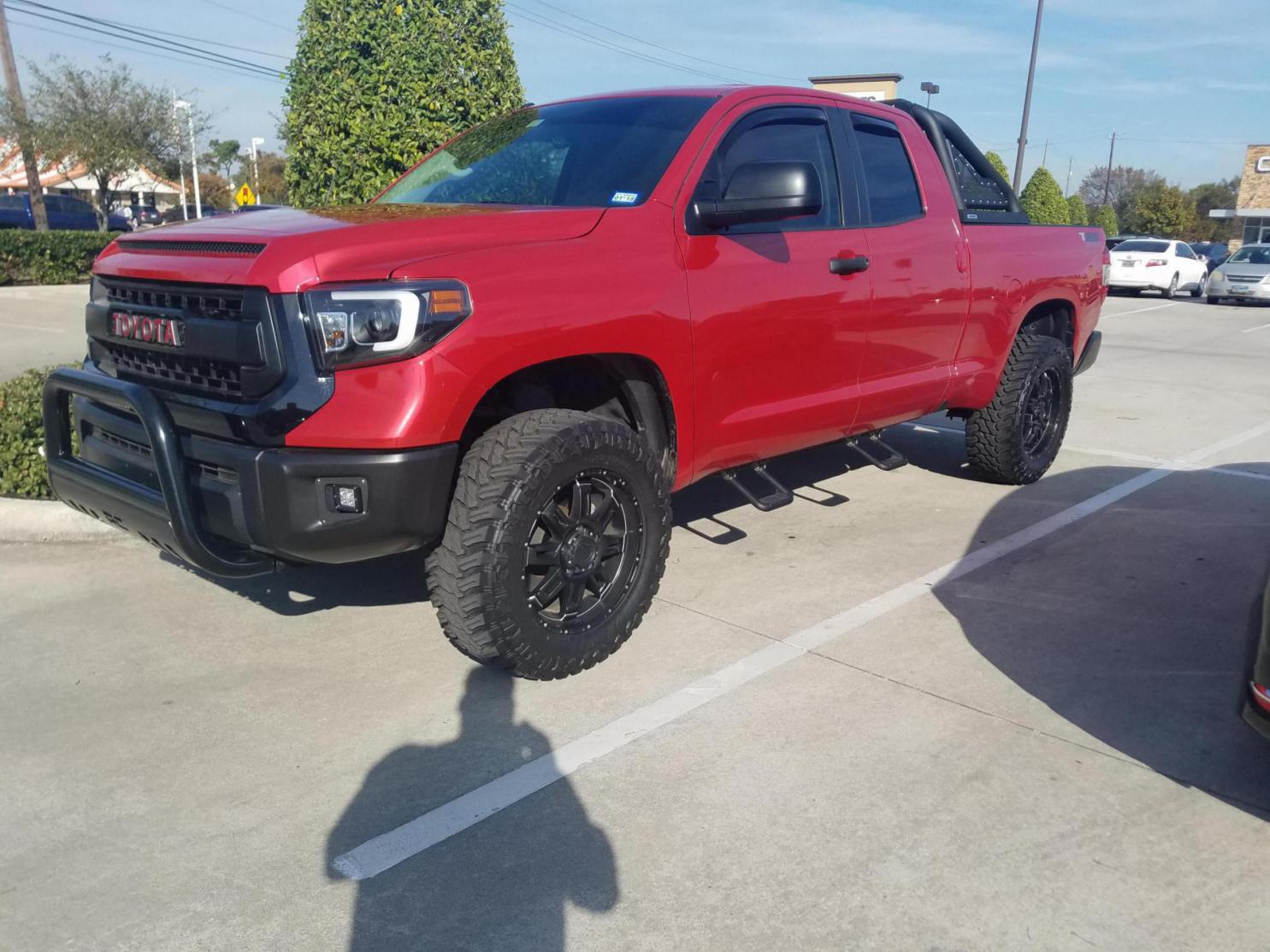 photo 1 Toyota Tundra custom wheels black TSS wheels 20x, ET , tire size 35X12.5 R20. x ET