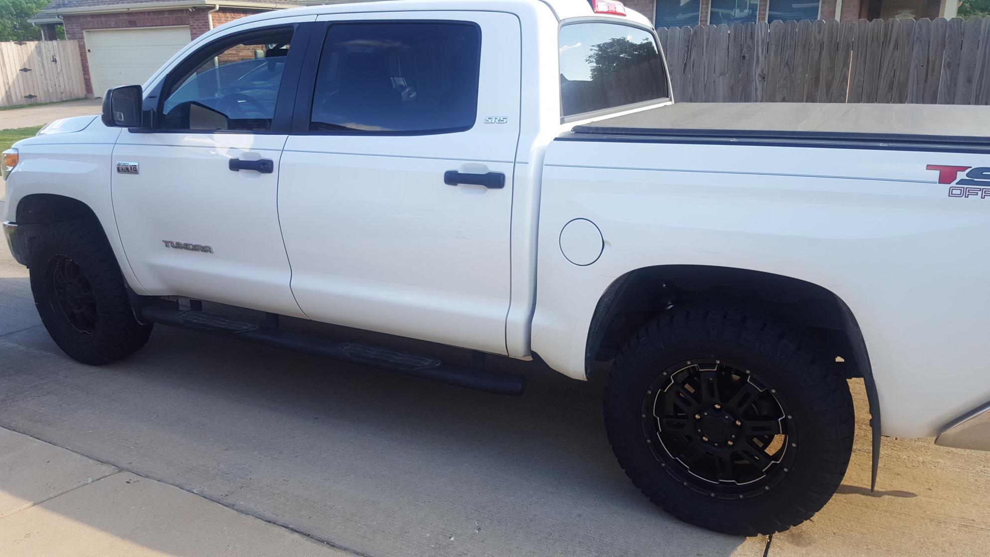photo 1 Toyota Tundra custom wheels  black TSS wheels 20x, ET , tire size 285/65 R20. x ET 