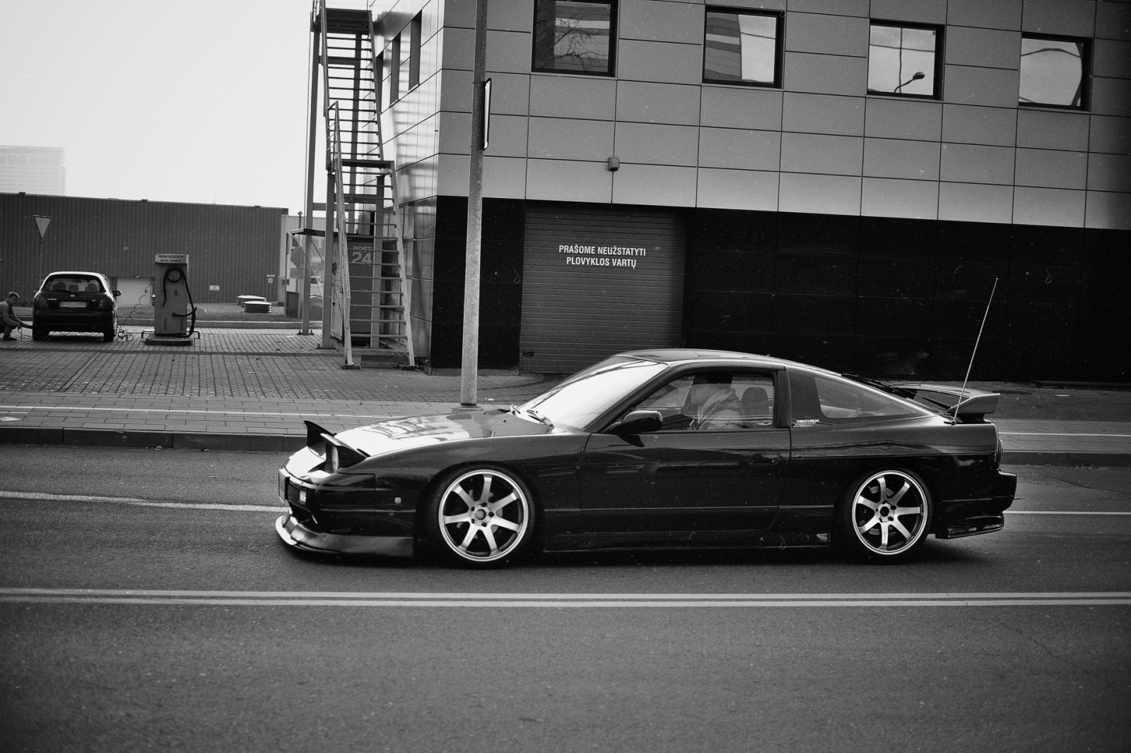 photo 1 Nissan S13 custom wheels GReddy  Gravity Gullflame 18x9.5, ET +15, tire size 225/35 R18. 18x9.5 ET+25 225/40 R18