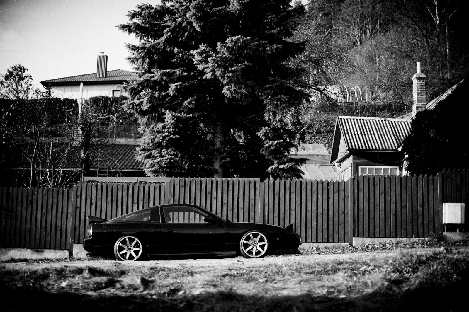 photo 2 Nissan S13 custom wheels GReddy  Gravity Gullflame 18x9.5, ET +15, tire size 225/35 R18. 18x9.5 ET+25 225/40 R18