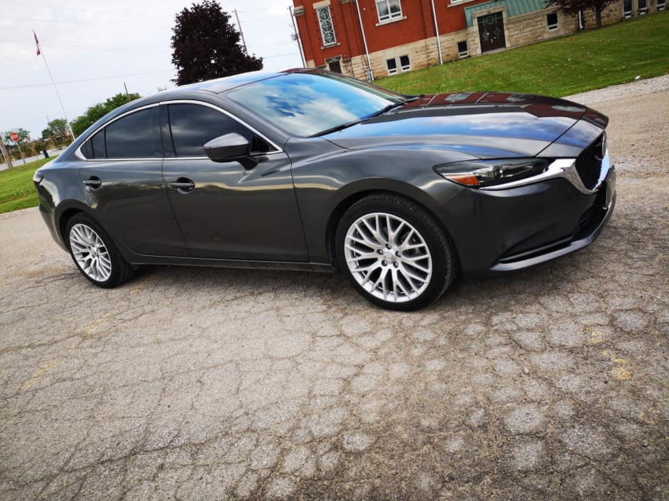photo 1 Mazda Mazda6 custom wheels  Mustang Performance 2018 Pack 1 wheels 19x9.5, ET +52, tire size 255/40 R19. 19x9.0 ET+45 