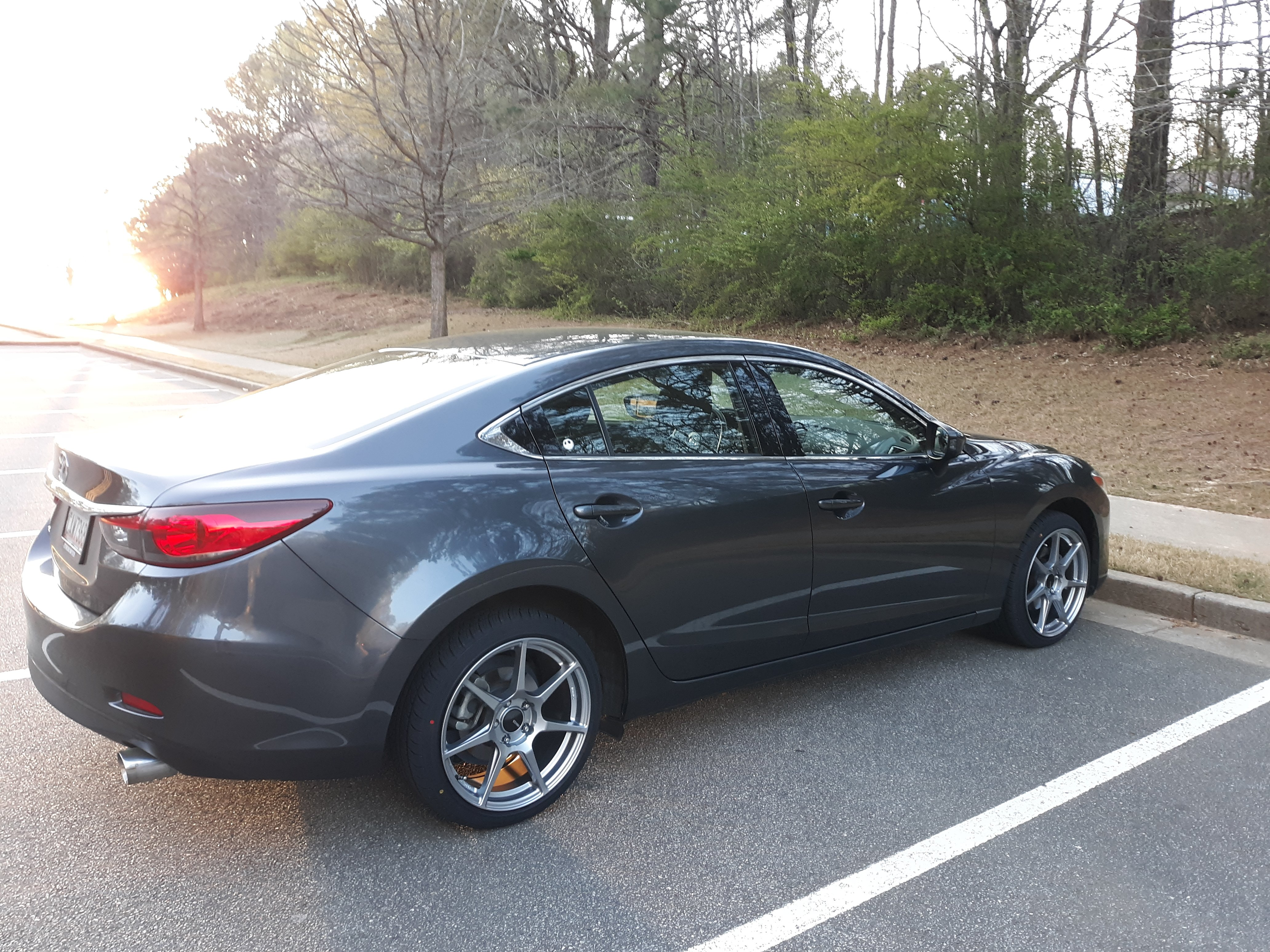 photo 2 Mazda Mazda6 custom wheels 18x8.5, ET +45, tire size 225/40 R18. x ET