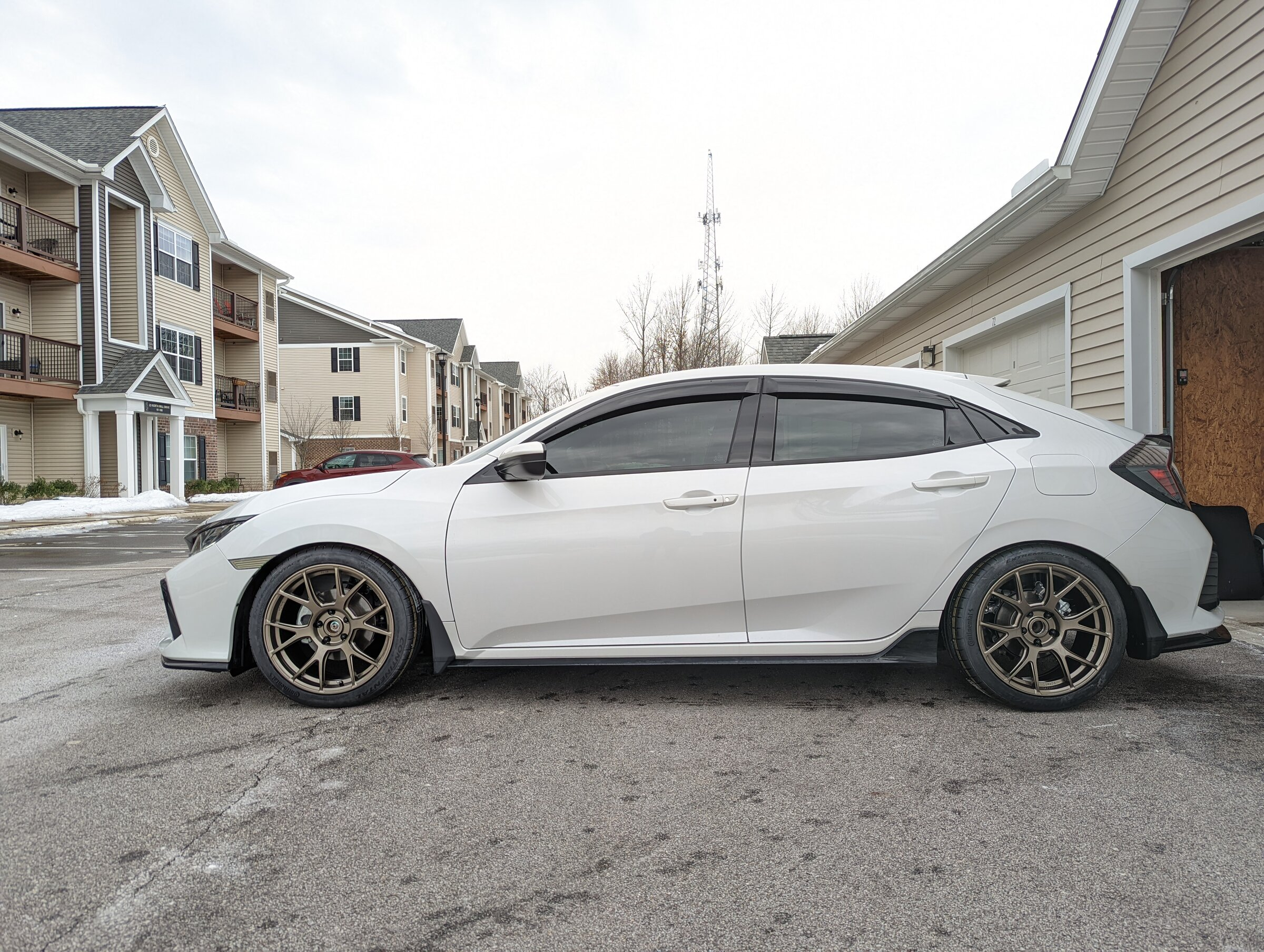 photo 1 Honda Civic custom wheels 18x8.5, ET +35, tire size 235/40 R18. x ET