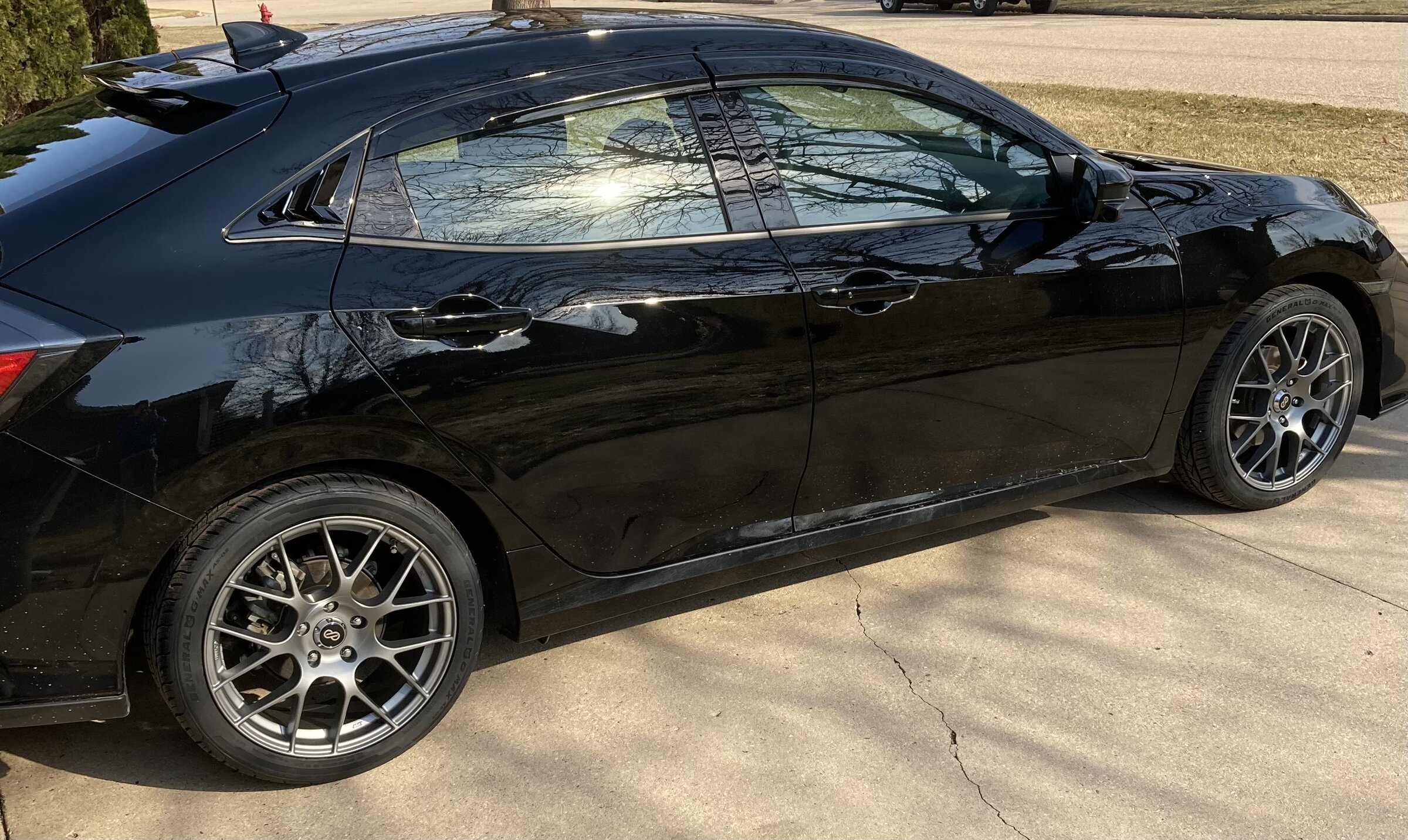 photo 1 Honda Civic custom wheels   18x8.0, ET +45, tire size X R18. x ET 