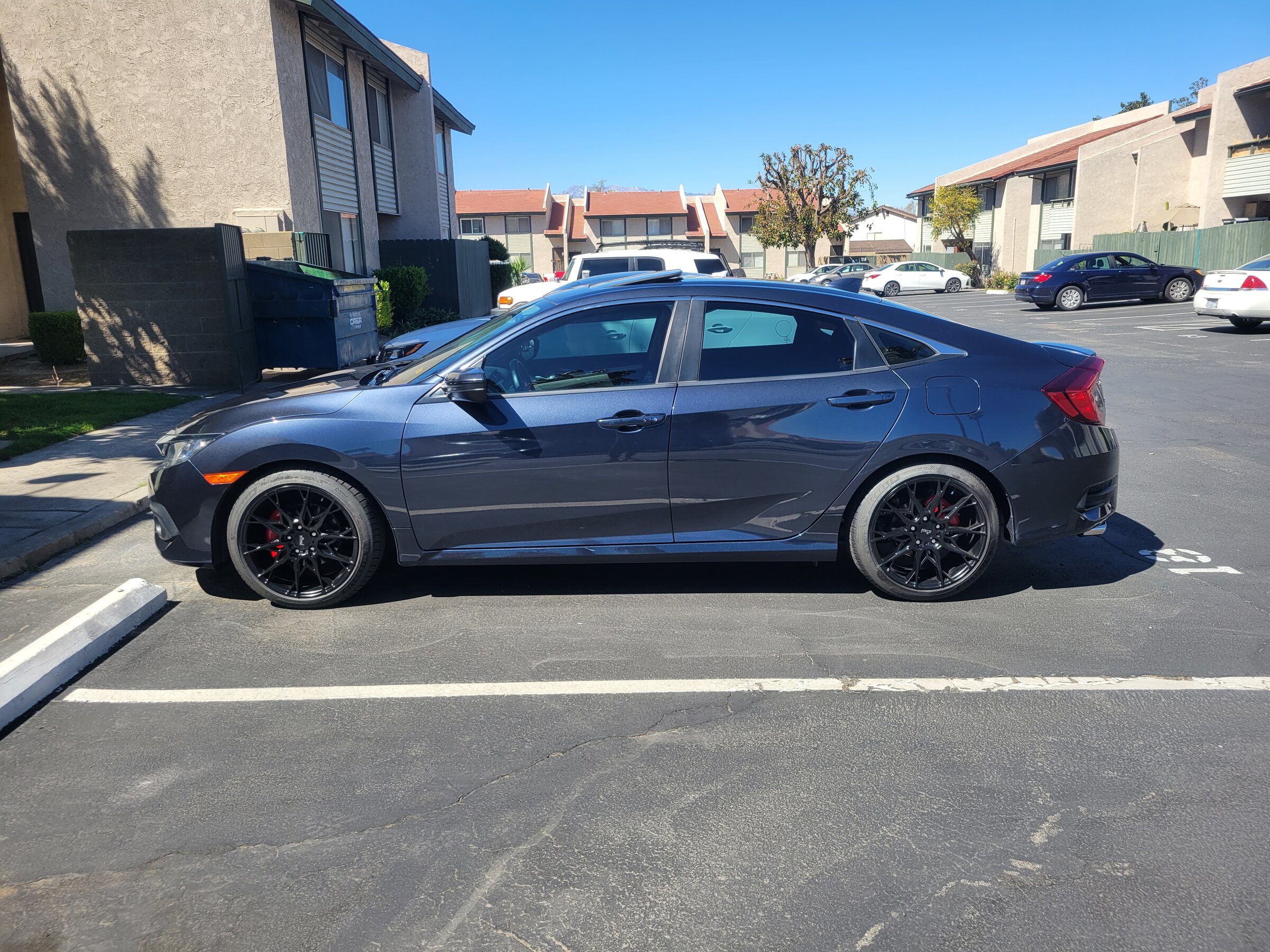 photo 2 Honda Civic custom wheels   18x8.5, ET +35, tire size 215/45 R18. x ET 