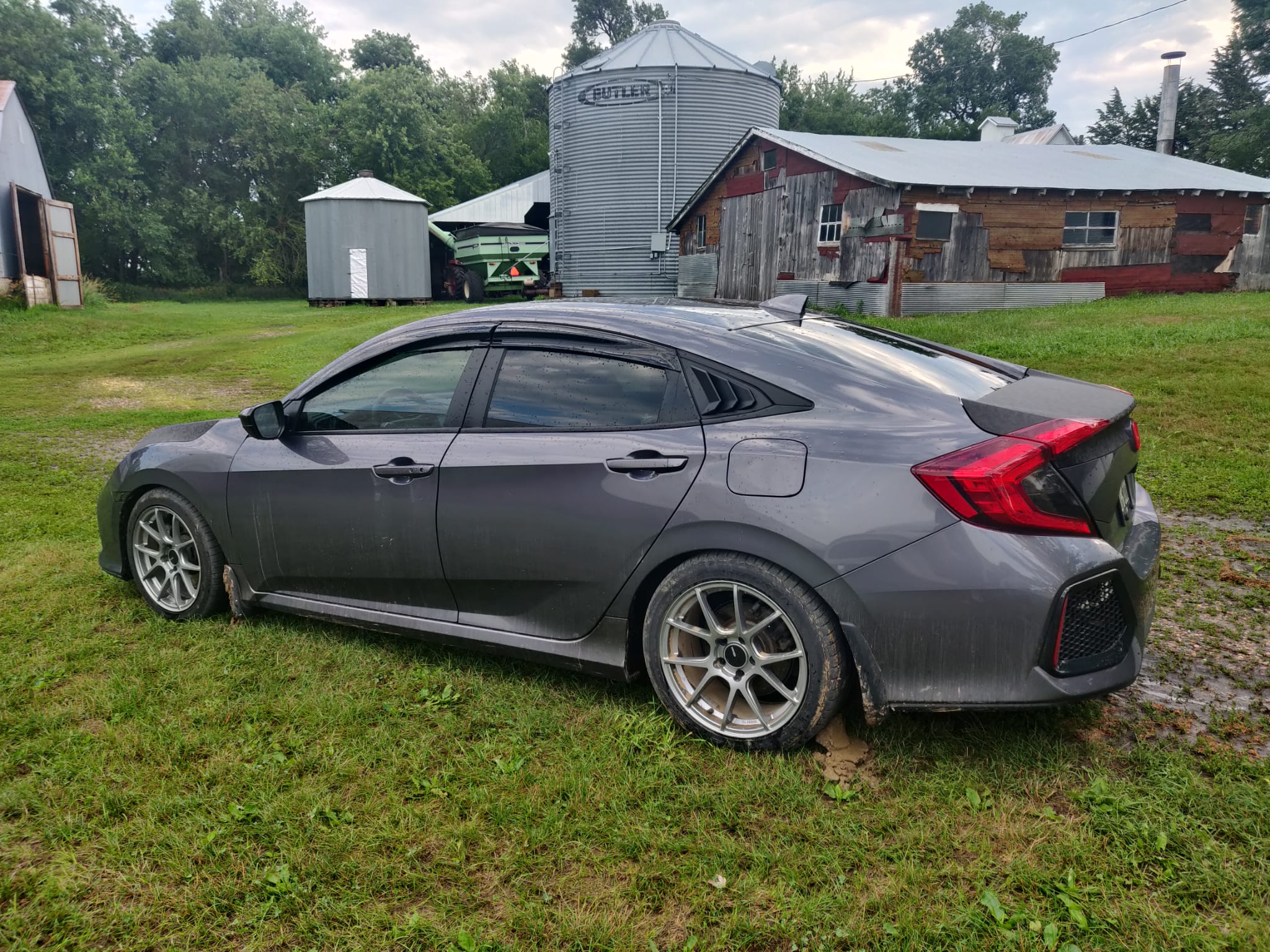 photo 2 Honda Civic custom wheels   17x9.0, ET +40, tire size 255/40 R17. x ET 