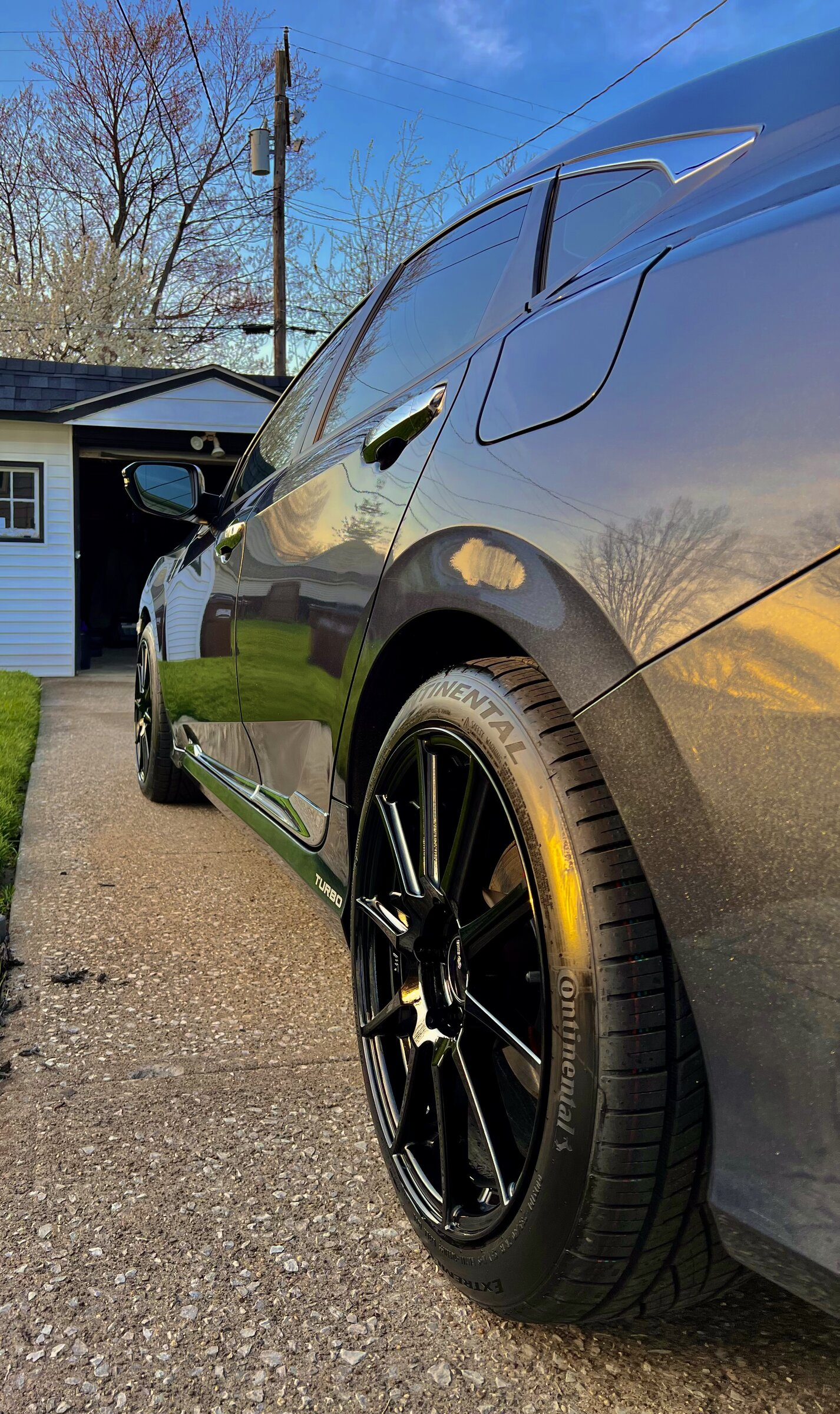photo 2 Honda Civic custom wheels   18x8.5, ET +35, tire size 235/40 R18. x ET 