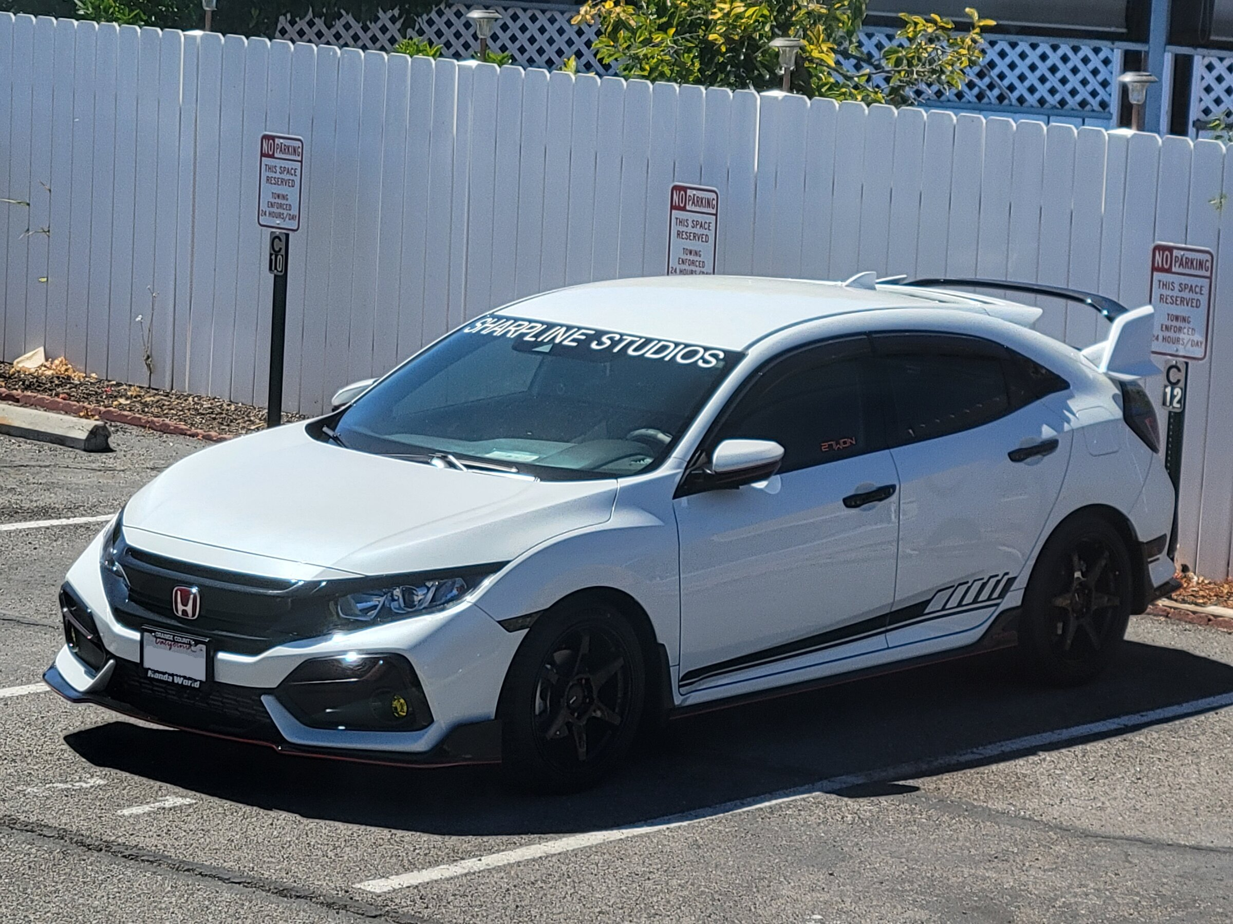 photo 4 Honda Civic custom wheels   18x8.0, ET +40, tire size 235/40 R18. x ET 