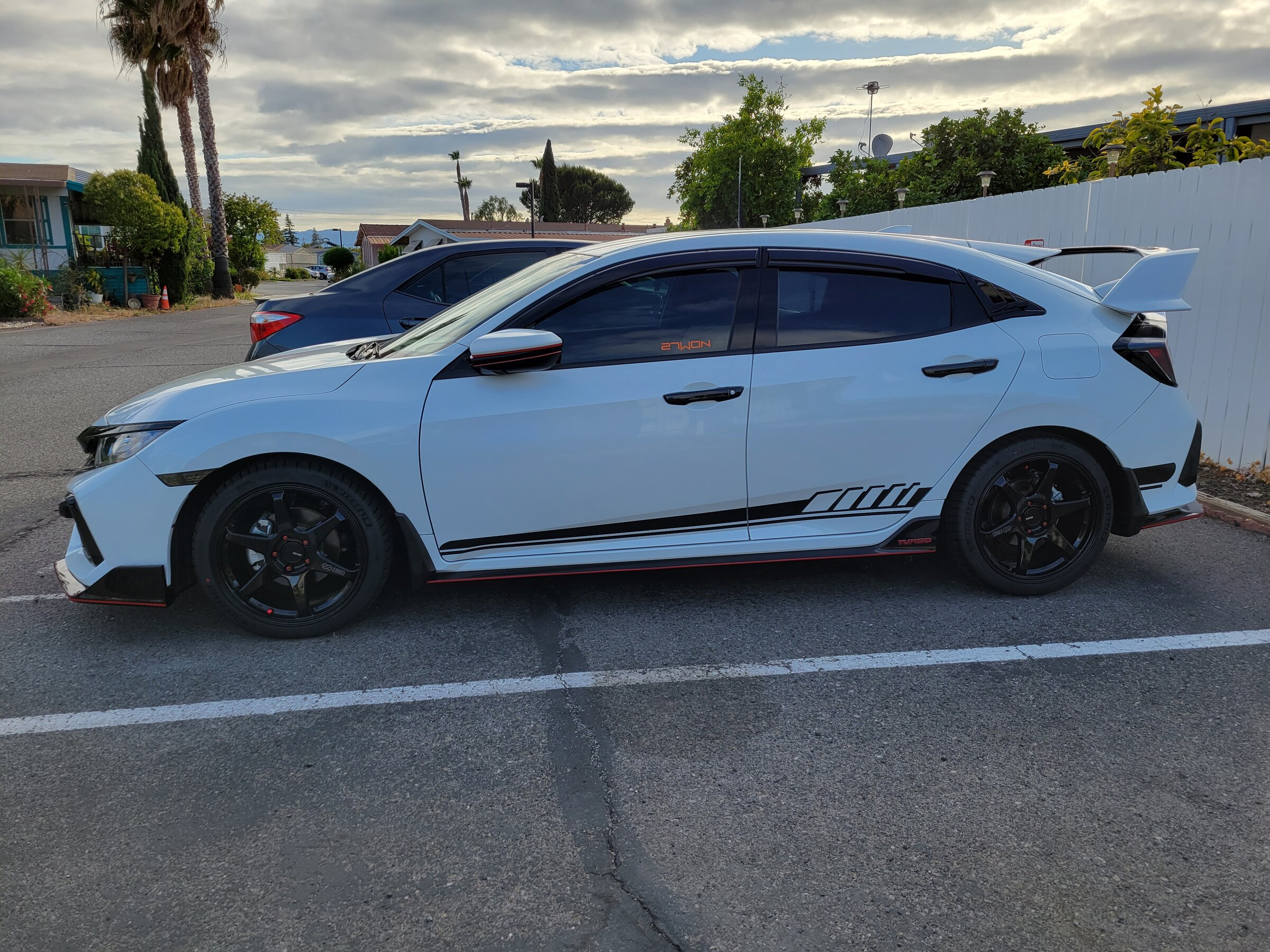photo 6 Honda Civic custom wheels   18x8.0, ET +40, tire size 235/40 R18. x ET 