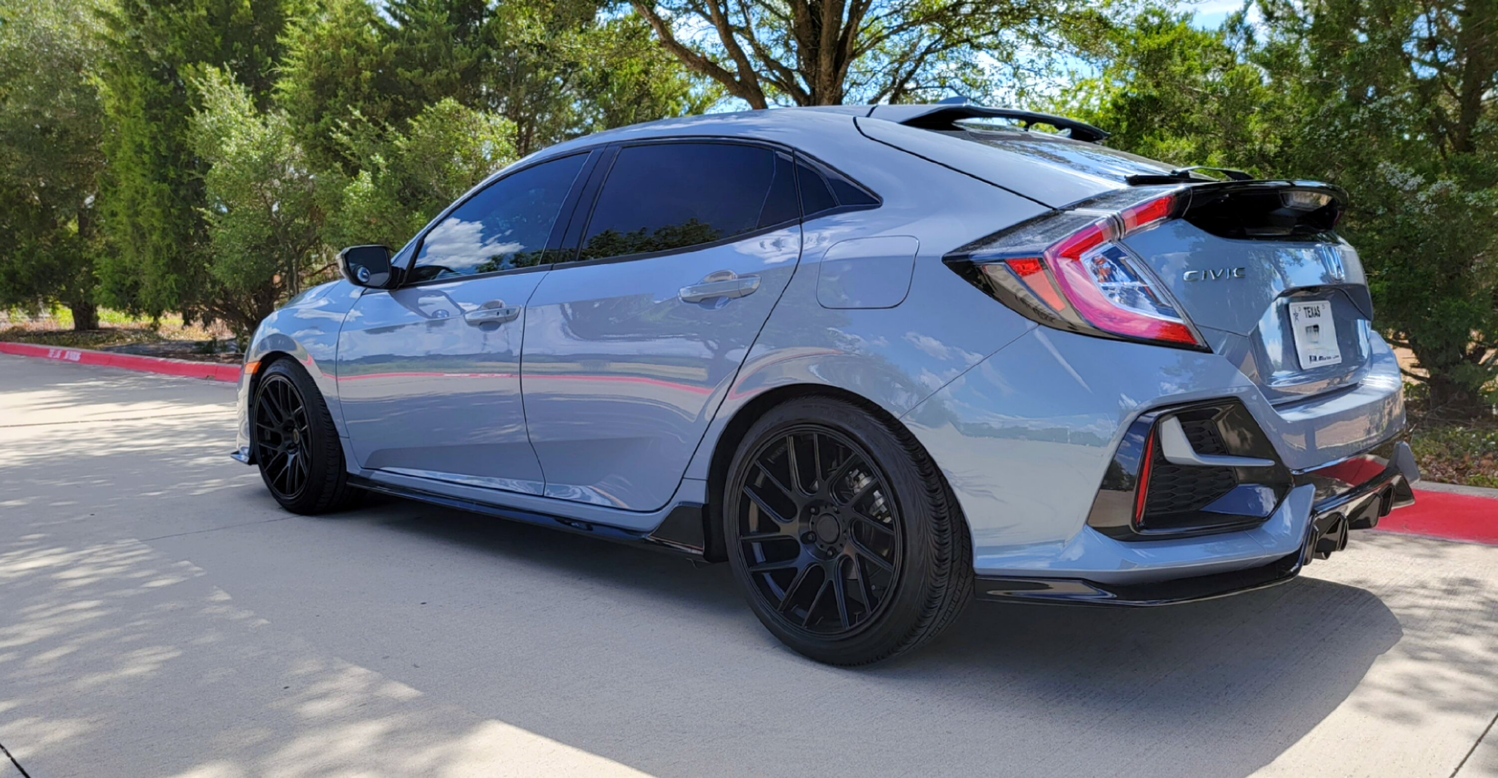 photo 3 Honda Civic custom wheels 18x9.5, ET +35, tire size 235/40 R18. x ET