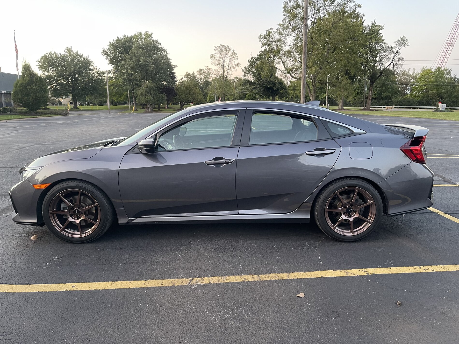 photo 2 Honda Civic custom wheels 18x8.5, ET +38, tire size 255/40 R18. x ET