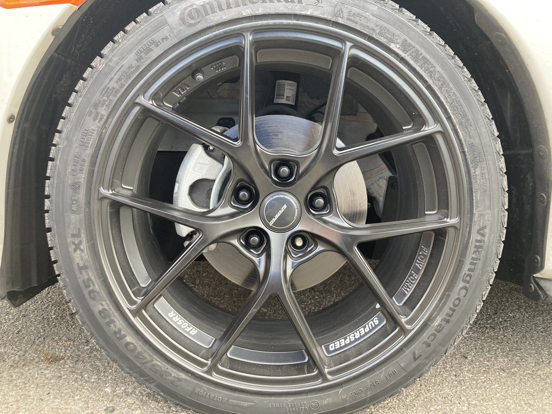 photo 1 Honda Civic custom wheels   18x8.5, ET , tire size 235/40 R18. x ET 