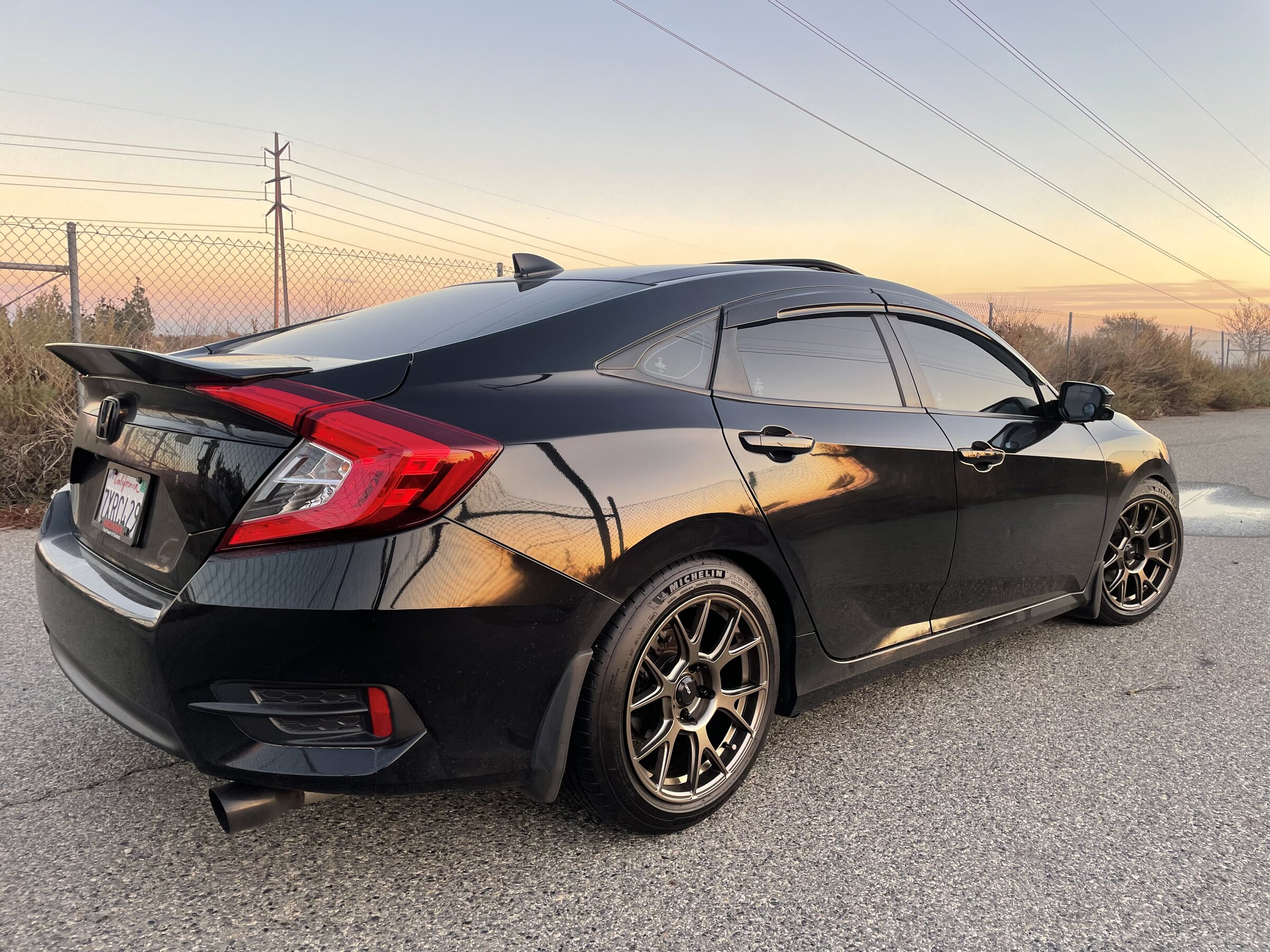 photo 2 Honda Civic custom wheels   17x9.0, ET +40, tire size 215/50 R17. x ET 