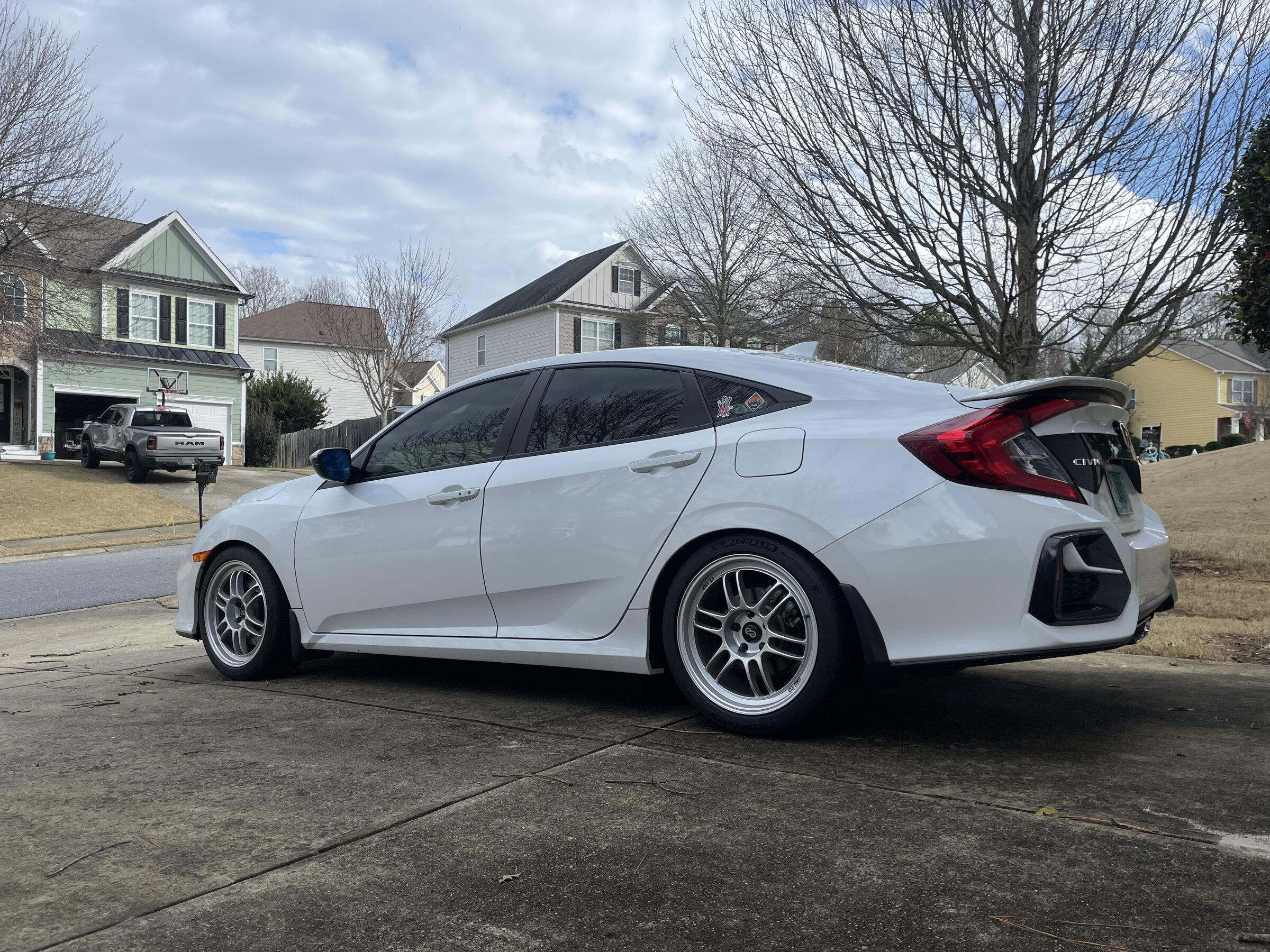 photo 1 Honda Civic custom wheels   18x8.5, ET +40, tire size 245/40 R18. x ET 
