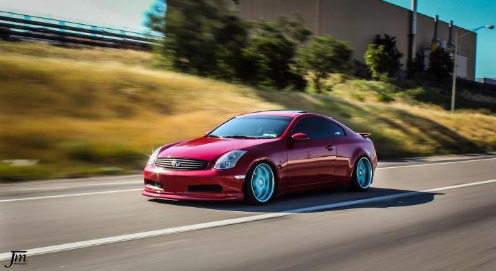 photo 1 Infiniti G35 custom wheels racing hart  19x9.0, ET +5, tire size 225/35 R19. 19x10.0 ET+5 235/40 R19