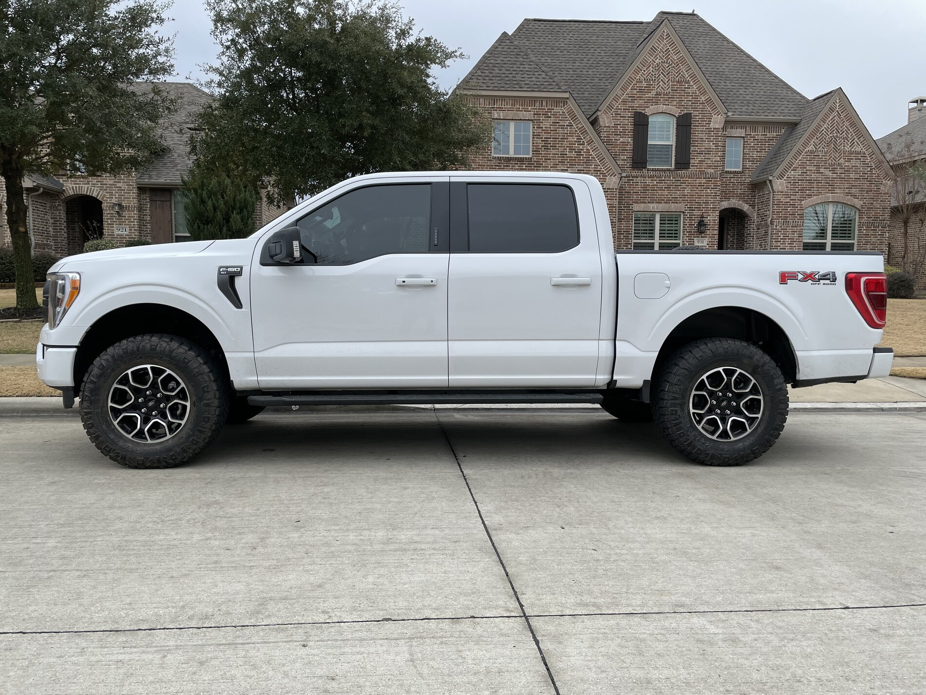 photo 1 Ford F-150 custom wheels  Factory Lariat Sport Wheels A/T Tires FX4 Expedition 2021 18x, ET , tire size 295/70 R18. x ET 
