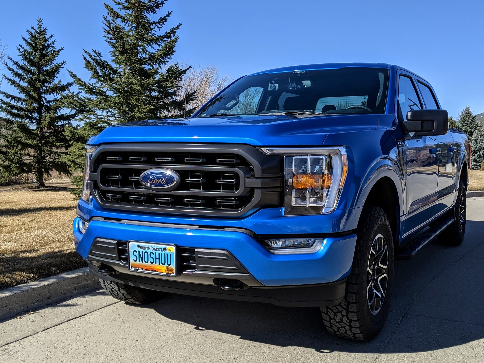 photo 1 Ford F-150 custom wheels  Factory Lariat Sport Wheels A/T Tires FX4 Expedition 2021 18x, ET , tire size 275/70 R18. x ET 