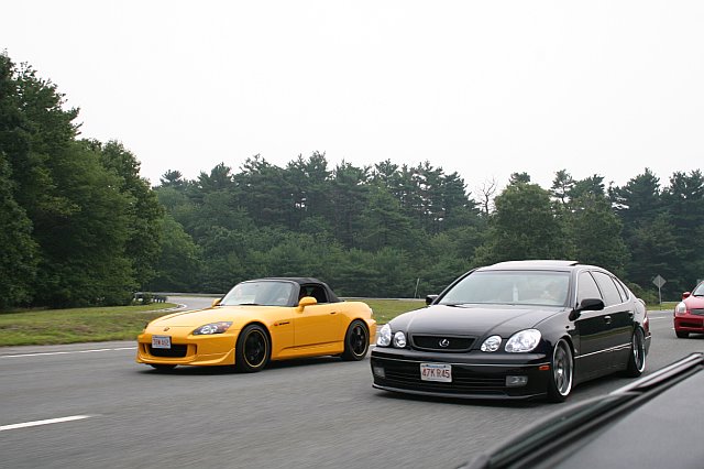 photo 3 Lexus GS 400 custom wheels Rays Engineering Volk Racing GT-7 19x9.5, ET +30, tire size 245/35 R19. 20x10.5 ET+24 275/30 R20