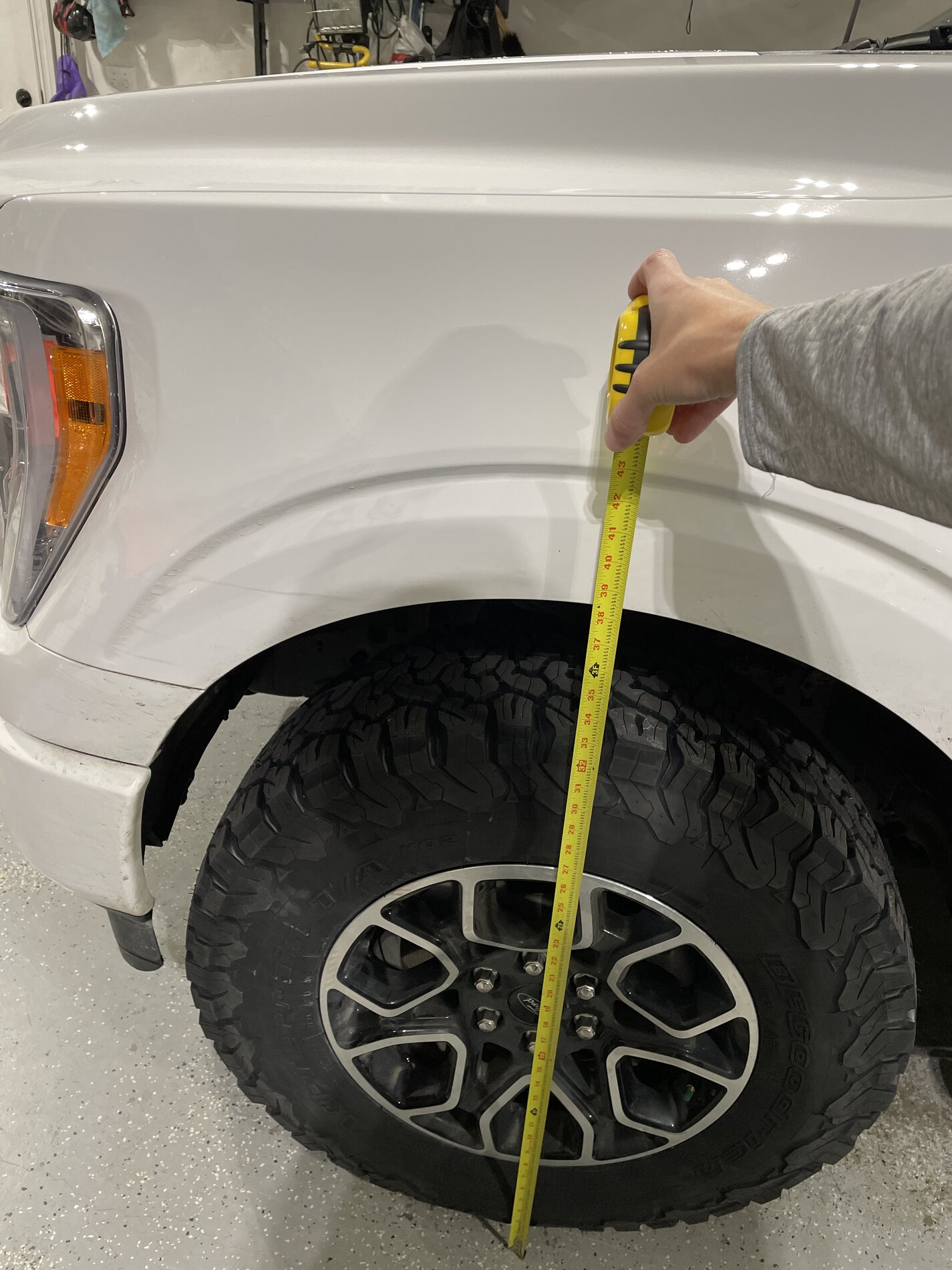 photo 2 Ford F-150 custom wheels  Factory Lariat Sport Wheels A/T Tires FX4 Expedition 2021 18x 18x, ET , tire size 275/70 R18. x ET 