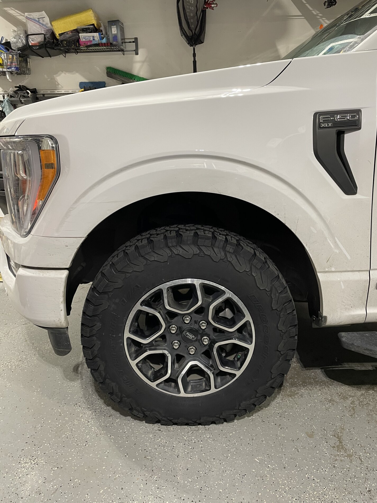 photo 3 Ford F-150 custom wheels  Factory Lariat Sport Wheels A/T Tires FX4 Expedition 2021 18x 18x, ET , tire size 275/70 R18. x ET 