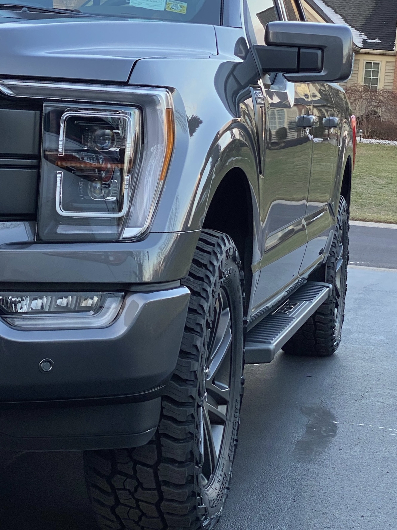 photo 3 Ford F-150 custom wheels  Powder Coat Dark Grey Takeoffs 20x, ET , tire size 295/60 R20. x ET 
