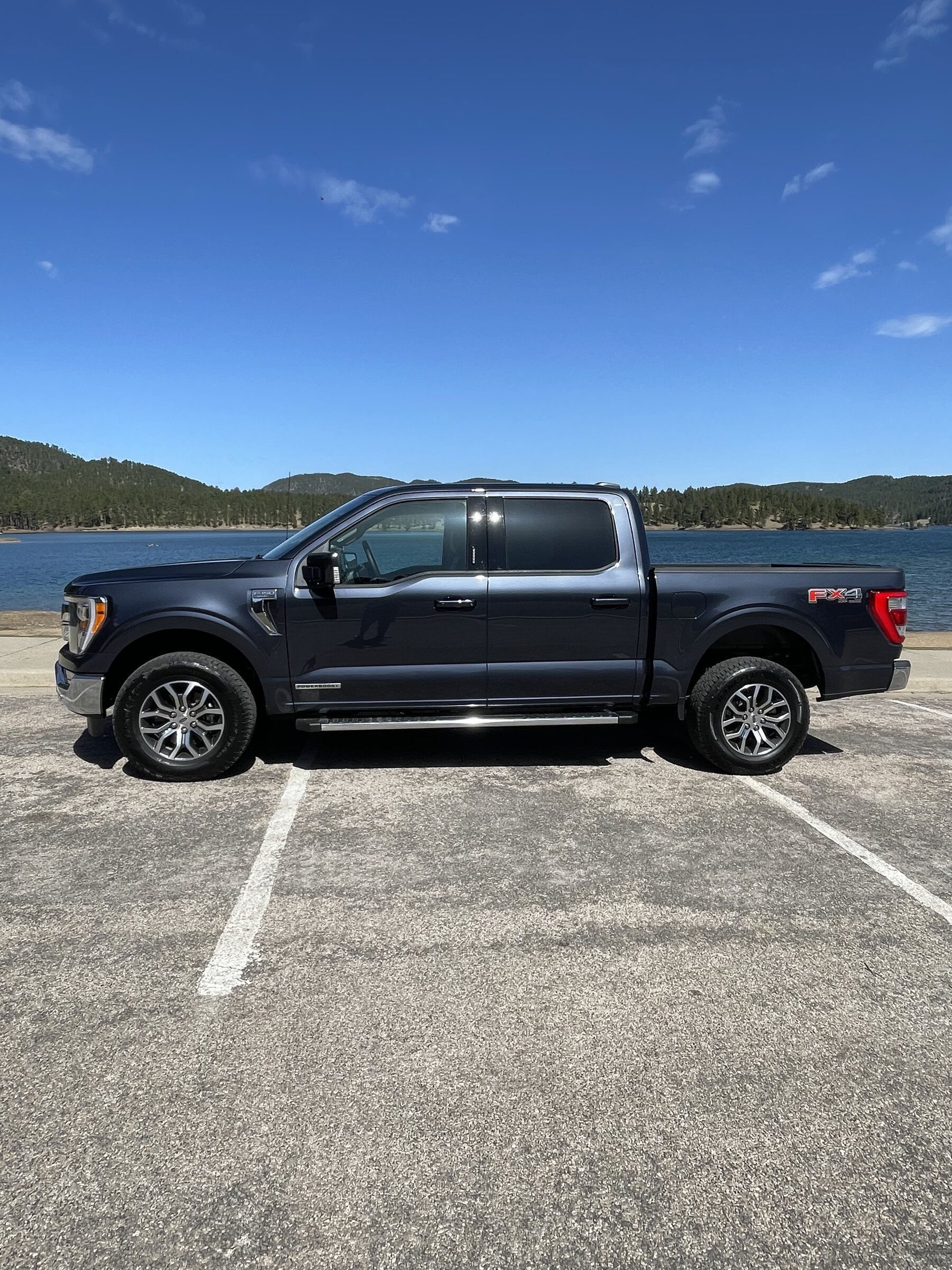 photo 1 Ford F-150 custom wheels Factory Lariat Sport Wheels A/T Tires FX4 Expedition 2021 18x, ET , tire size 275/70 R18. x ET