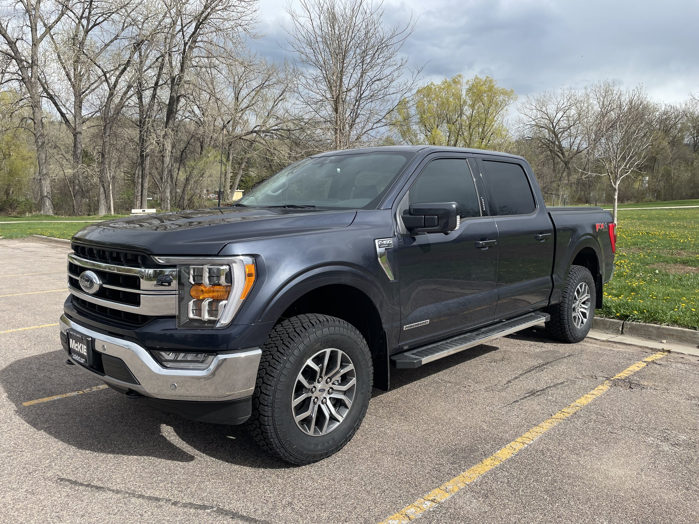 photo 1 Ford F-150 custom wheels  Factory Lariat Sport Wheels A/T Tires FX4 Expedition 2021 18x, ET , tire size 275/70 R18. x ET 