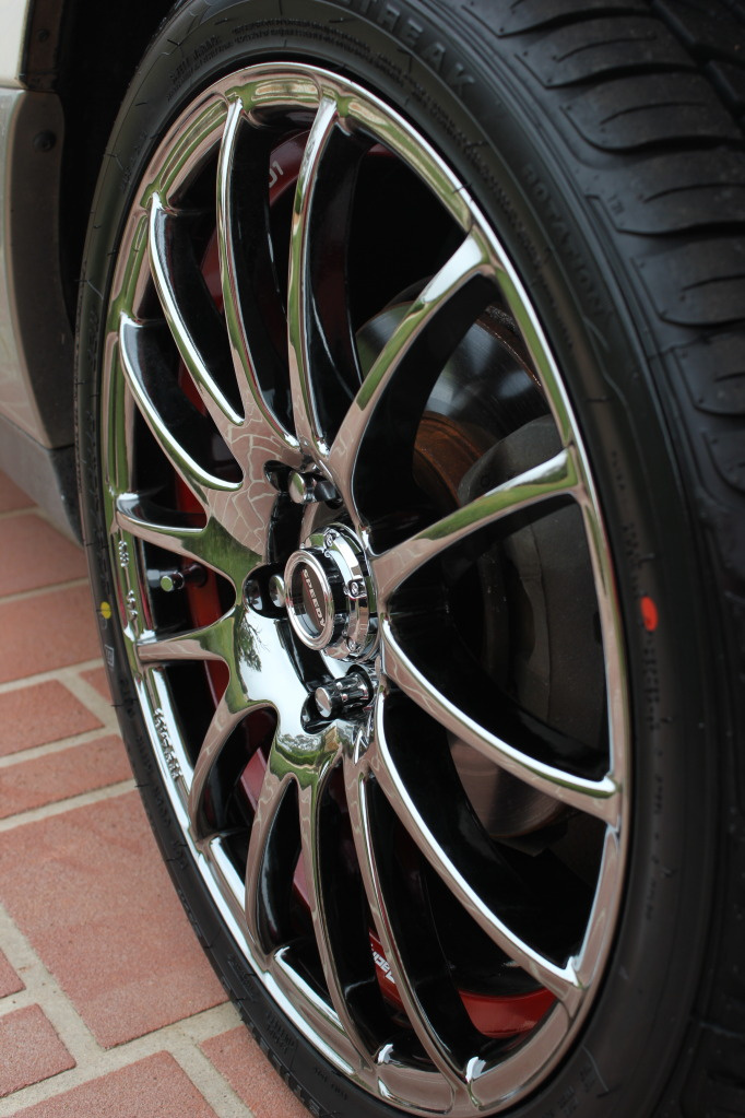 photo 3 Lexus ES 300 custom wheels O2 FIN RS 18x7.5, ET +45, tire size 225/40 R18. x ET
