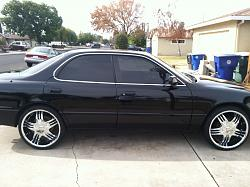 photo 1 Lexus ES 300 custom wheels   20x8.5, ET , tire size 245/35 R20. x ET 225/35 R
