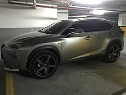 photo 1 Lexus NX 300h custom wheels   22x9.0, ET +38, tire size 265/40 R22. x ET 