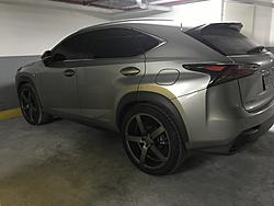 photo 2 Lexus NX 300h custom wheels   22x9.0, ET +38, tire size 265/40 R22. x ET 