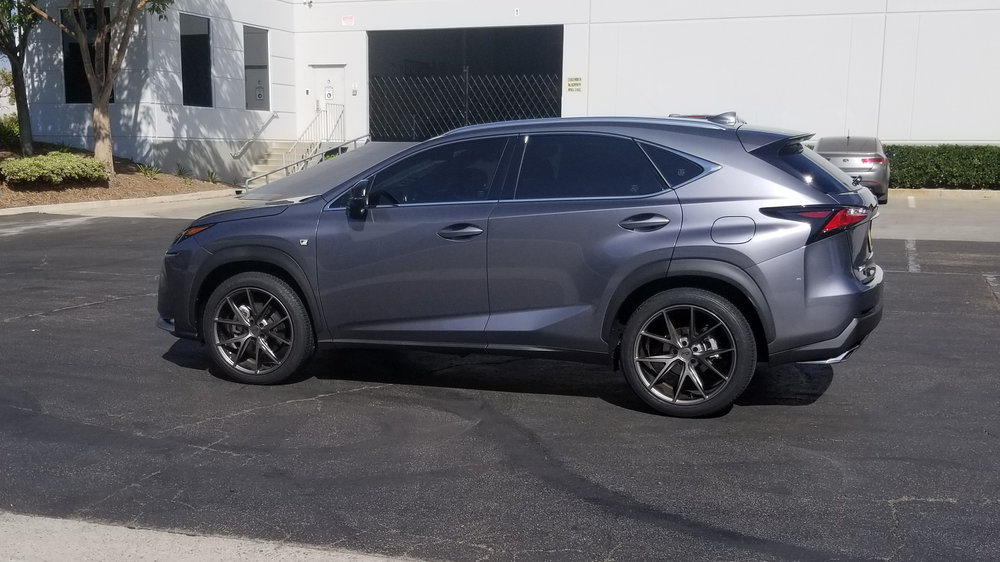 photo 1 Lexus NX 200t custom wheels   20x9.0, ET +35, tire size 245/45 R20. 20x10.0 ET+40 275/40 R20