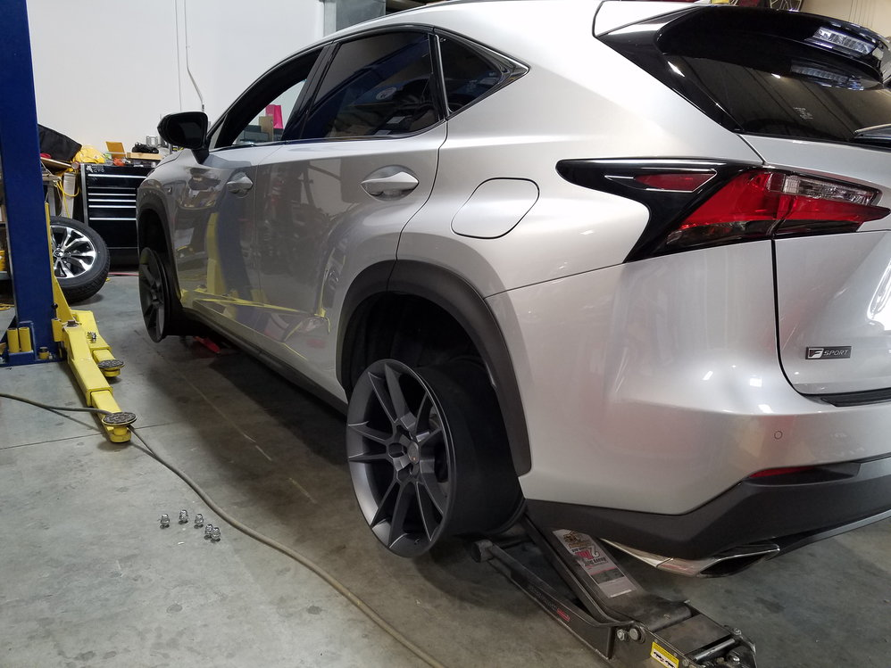 photo 5 Lexus NX 200t custom wheels FIVE AD S5 20x9.5, ET +25, tire size 245/45 R20. 20x10.5 ET+22 275/40 R20