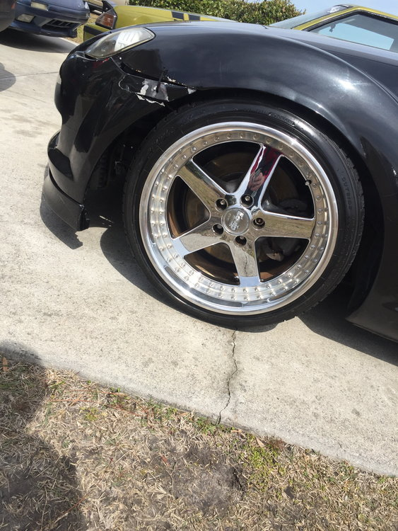 photo 4 Mazda RX-8 custom wheels   18x10.0, ET 0, tire size 225/40 R18. 18x12.0 ET-15 
