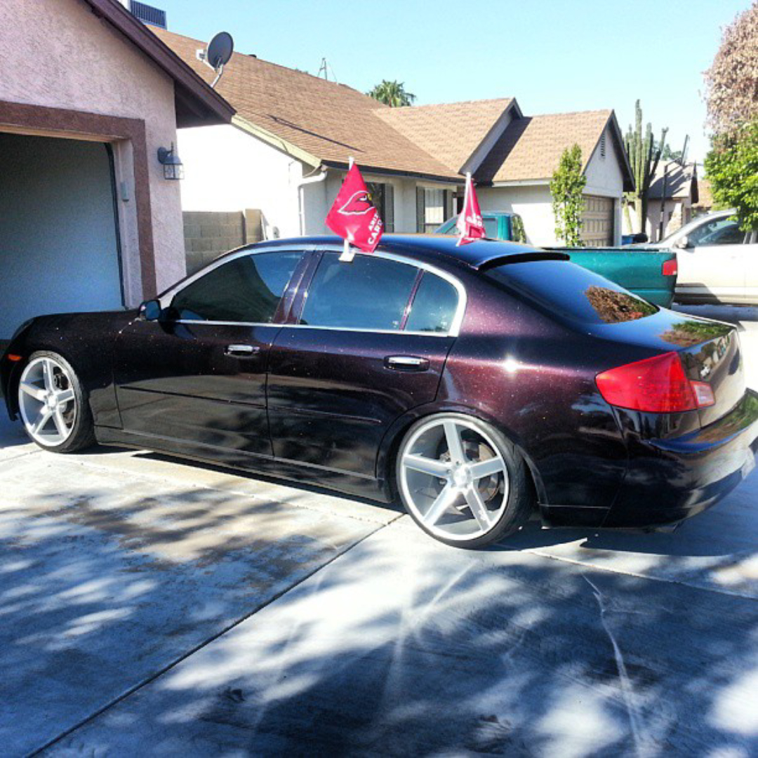 photo 1 Infiniti G35 custom wheels 20x8.5, ET +35, tire size 225/35 R20. 20x10.5 ET+30 255/30 R20