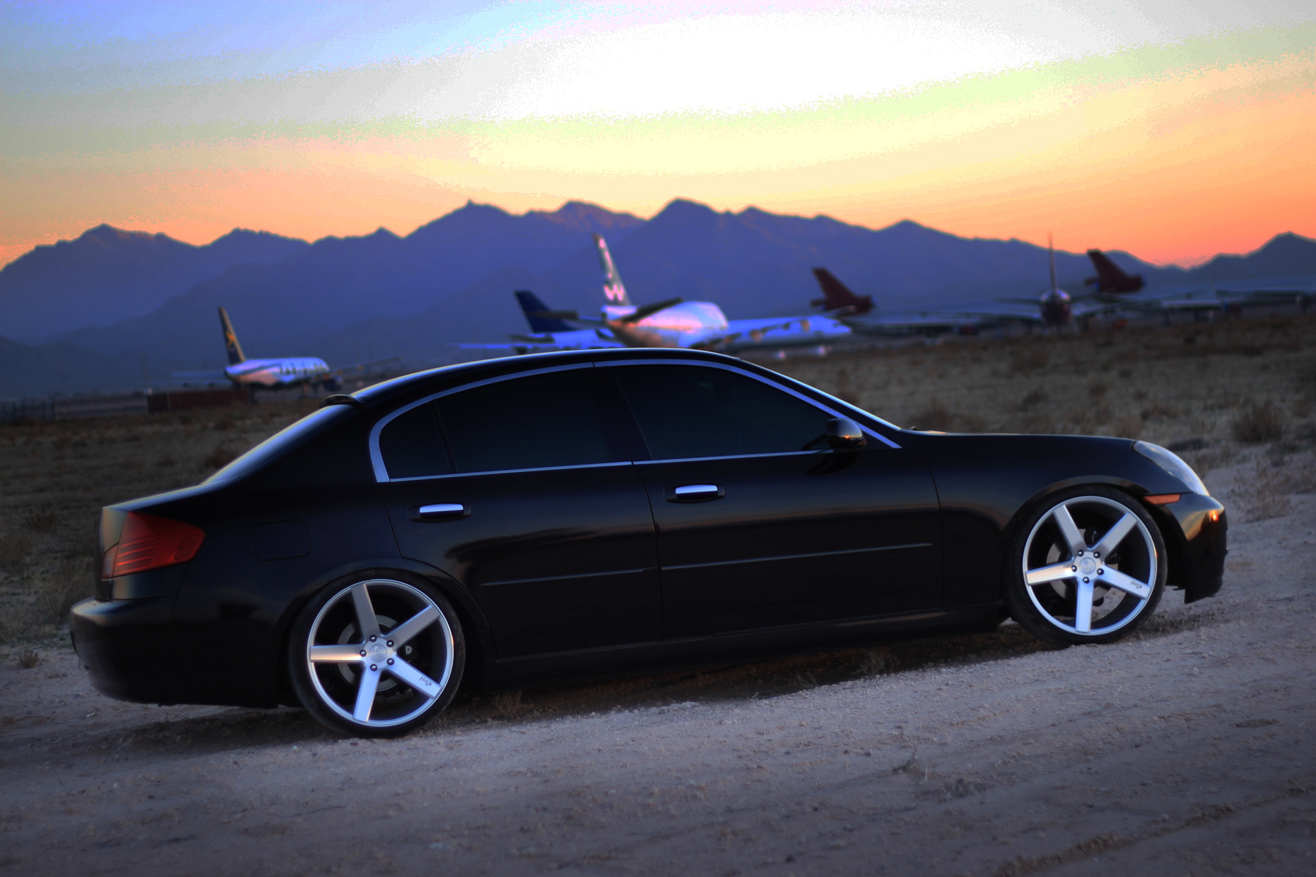 photo 4 Infiniti G35 custom wheels 20x8.5, ET +35, tire size 225/35 R20. 20x10.5 ET+30 255/30 R20