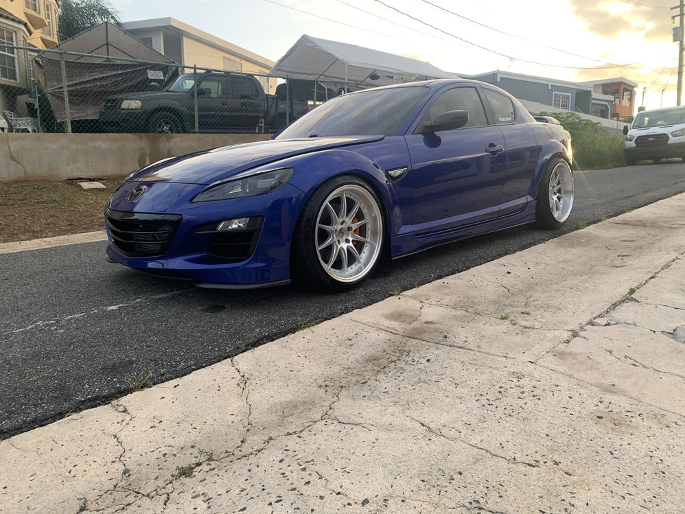 photo 2 Mazda RX-8 custom wheels   19x9.5, ET +20, tire size 225/40 R19. 19x11.0 ET+27 265/35 R19
