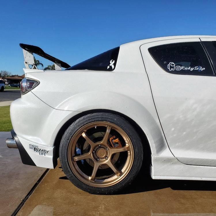 photo 2 Mazda RX-8 custom wheels 18x9.5, ET +35, tire size 245/40 R18. x ET