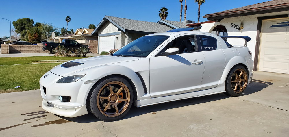 photo 4 Mazda RX-8 custom wheels 18x9.5, ET +35, tire size 245/40 R18. x ET