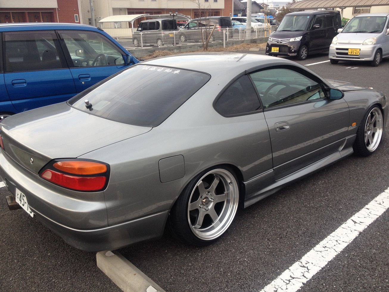 photo 2 Nissan S15 custom wheels VolkRacing TE37V 18x9.0, ET +15, tire size 215/40 R18. 18x10.0 ET+25 225/40 R18